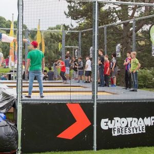 trampoline de gymnastique