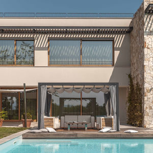 gazebo en aluminium