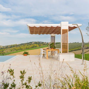 gazebo en aluminium