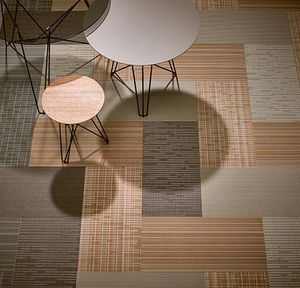 revêtement de sol en textile / podotactile / pour le tertiaire / en dalles