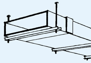 goulotte de câblage en plâtre