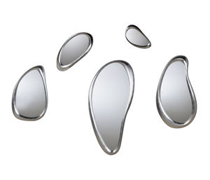 miroir mural / design original / argenté / par Philippe Starck