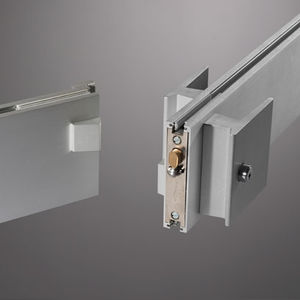 serrure électronique / pour porte en verre / à code / avec poignée
