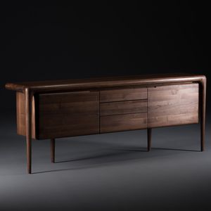 buffet sur pieds hauts / contemporain / en chêne / en noyer