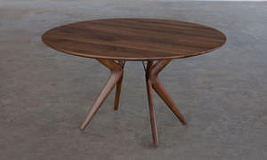 table contemporaine / en chêne / en noyer / en cerisier