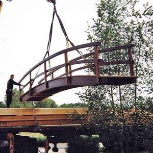 passerelle en bois