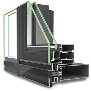 profilé pour fenêtre en aluminium