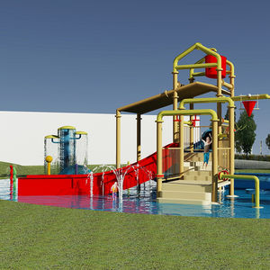 structure de jeu pour parc aquatique 1