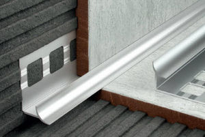 profilé de finition en aluminium / pour carrelage / pour angle intérieur