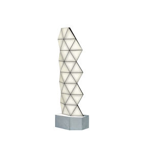lampe sur pied / contemporaine / en aluminium / dimmable