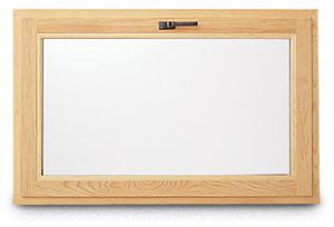 fenêtre en bois