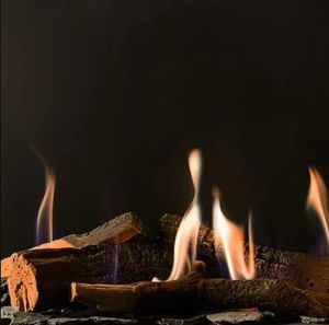 cheminée à gaz