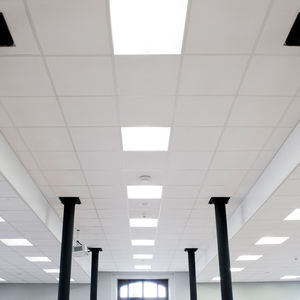 faux-plafond en laine de roche
