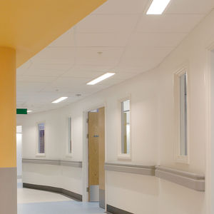 faux-plafond en laine de roche