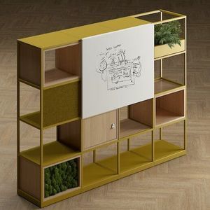 séparateur d'espace en bois 1