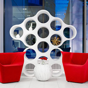 bibliothèque modulable / design original / professionnelle / en plastique
