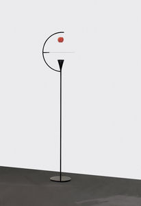 lampe sur pied / contemporaine / en aluminium peint / à LED