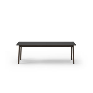 table à manger contemporaine / en chêne / en mélaminé / rectangulaire