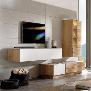 ensemble TV mural contemporain 1