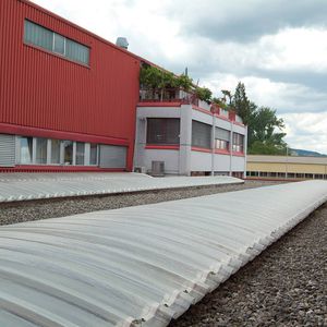 couverture de toit en plastique