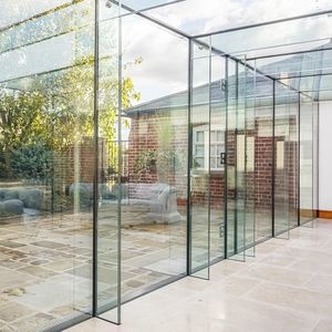 séparateur d'espace en verre