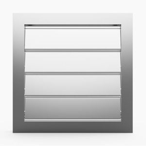 clapet de ventilation en aluminium