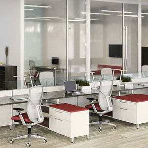 bureau pour open space / en stratifié / contemporain / professionnel