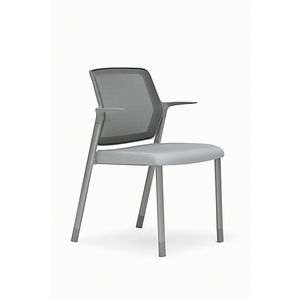 chaise visiteur contemporaine / avec accoudoirs / en résille / résidentielle