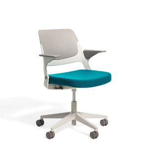 chaise de travail en tissu / en aluminium / en plastique / piètement étoile