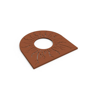 grille d'arbre ronde