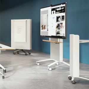 support TV sur pied contemporain