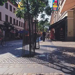 grille d'arbre carrée