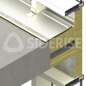 isolant acoustique / pour façade / en panneaux / non-combustible