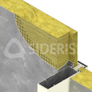 isolant thermo-acoustique / pour façade / pour mur-rideau / en panneaux rigides
