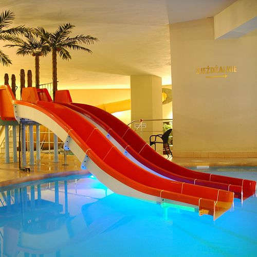 Toboggan droit - CHILDREN U530  - POL -GLASS - pour parc aquatique / pour piscine