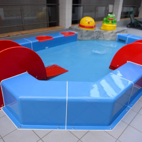 Piscine d'intérieur - TODDLER - POL -GLASS - pour parc aquatique / hors-sol / en plastique