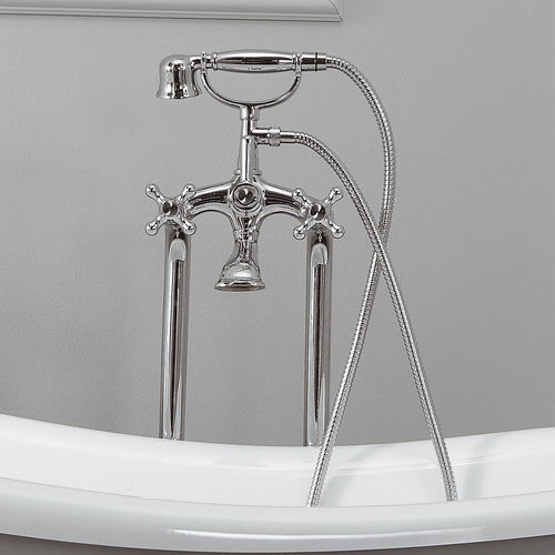 Mélangeur pour douche - V4101XL  - DANIEL RUBINETTERIE - pour baignoire / au sol / en laiton chromé