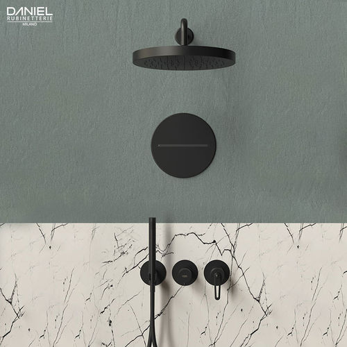 Set de douche mural - BY715ZD3PXT8322 - DANIEL RUBINETTERIE - à encastrer / contemporain / pour hôtel