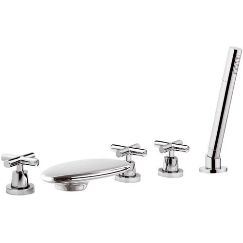 Mélangeur pour douche - J4498  - DANIEL RUBINETTERIE - pour baignoire / à poser / en laiton chromé
