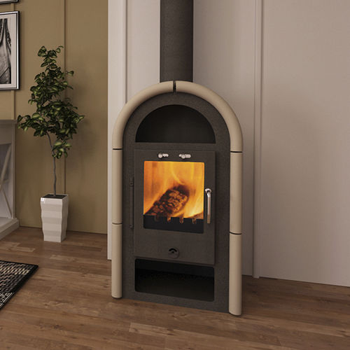 Poêle à bois - ORIJENT K - Alfa-Plam  a.d. - 6 kW / contemporain / en métal