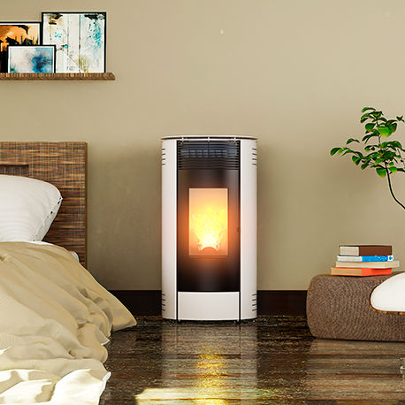 Poêle à granulés - KYRA - Alfa-Plam  a.d. - 7,5 kW / contemporain / en tôle