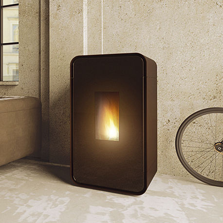 Poêle à granulés - XUMA  - Alfa-Plam  a.d. - 7,5 kW / contemporain / en tôle