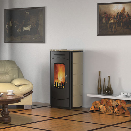 Poêle à bois - PREMIER K  - Alfa-Plam  a.d. - 8 kW / contemporain / en métal