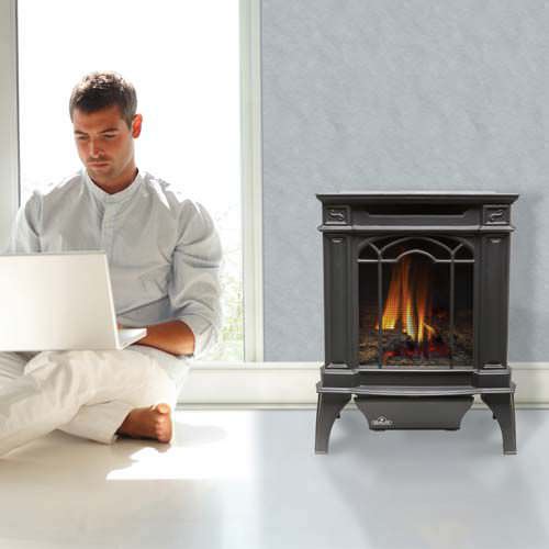 Poêle à gaz - GVFS20 - Napoleon Fireplaces - 5 kW - 10 kW / traditionnel / en fonte