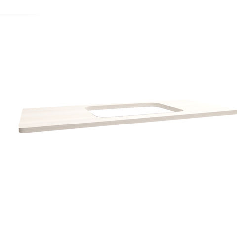 Plan de travail en bois - MD-BTSUM-120- D02 - DEVO - blanc / gris / beige