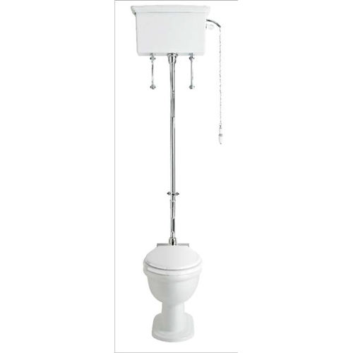 WC à poser - PVEWC00 & PVEW02F - HERITAGE BATHROOMS - en céramique / avec reservoir haut / traditionnel