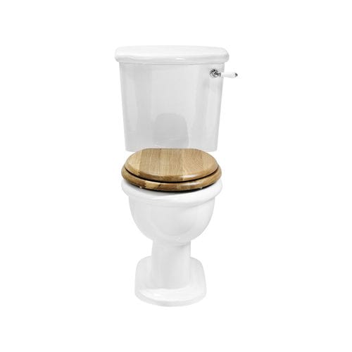 WC à poser - PVEWC01F & PVEWS00 - HERITAGE BATHROOMS - en céramique / avec manette / traditionnel