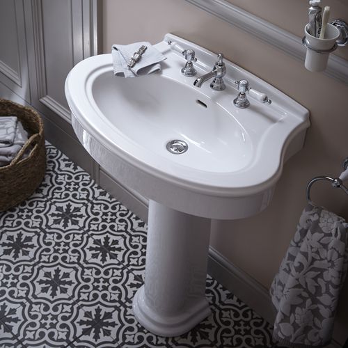 Vasque sur pied - PCLW05/051/053 & PCLW09 - HERITAGE BATHROOMS - en céramique / ovale / classique