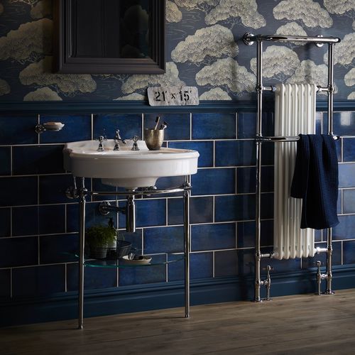 Console pour lavabo en chrome - WSABCLA - HERITAGE BATHROOMS