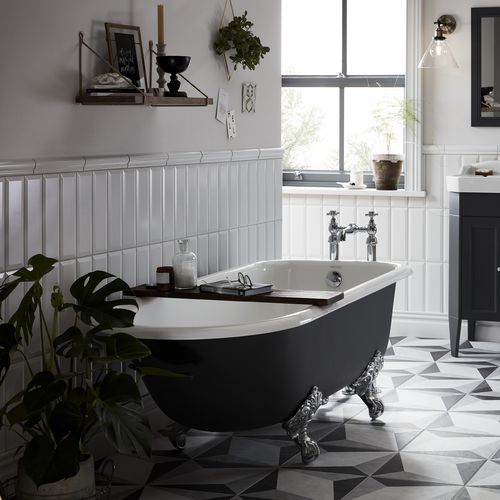 Baignoire ovale - BRT00 / BRT20 - HERITAGE BATHROOMS - sur pieds / en fonte / blanche